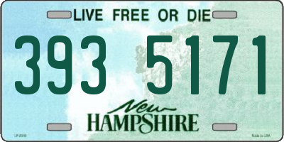 NH license plate 3935171