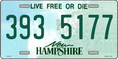 NH license plate 3935177
