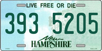 NH license plate 3935205