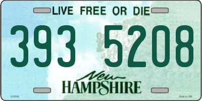 NH license plate 3935208