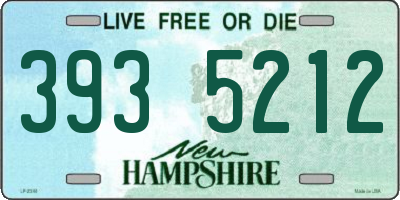 NH license plate 3935212