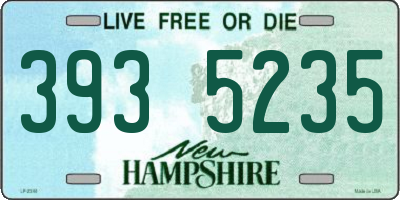 NH license plate 3935235