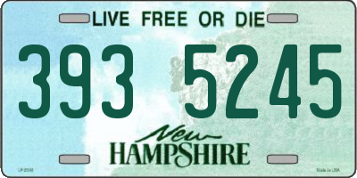 NH license plate 3935245