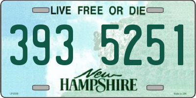 NH license plate 3935251