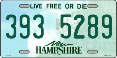 NH license plate 3935289