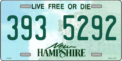 NH license plate 3935292