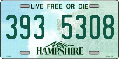 NH license plate 3935308