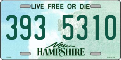 NH license plate 3935310