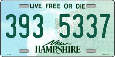 NH license plate 3935337