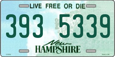 NH license plate 3935339