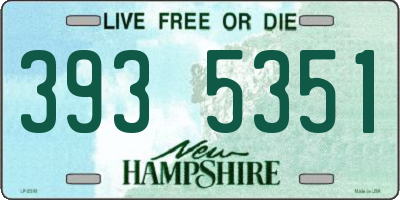 NH license plate 3935351