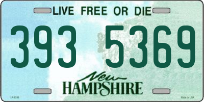 NH license plate 3935369