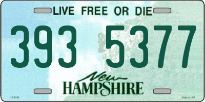 NH license plate 3935377