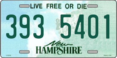 NH license plate 3935401