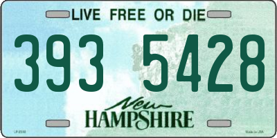 NH license plate 3935428