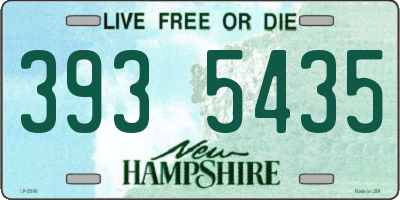 NH license plate 3935435
