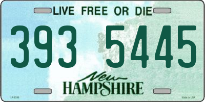 NH license plate 3935445