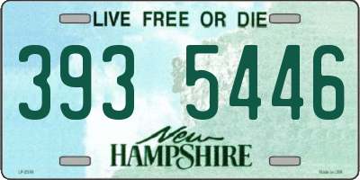 NH license plate 3935446