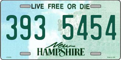 NH license plate 3935454