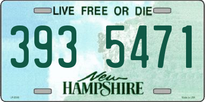 NH license plate 3935471
