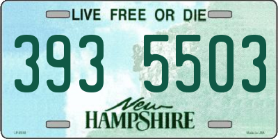 NH license plate 3935503