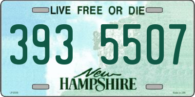 NH license plate 3935507