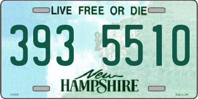 NH license plate 3935510