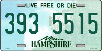 NH license plate 3935515