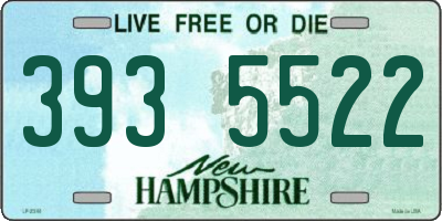 NH license plate 3935522