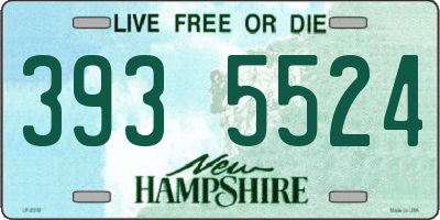 NH license plate 3935524