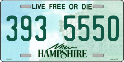 NH license plate 3935550