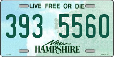 NH license plate 3935560