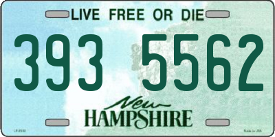 NH license plate 3935562