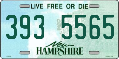 NH license plate 3935565