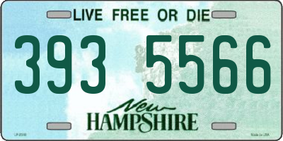 NH license plate 3935566