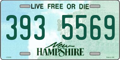 NH license plate 3935569
