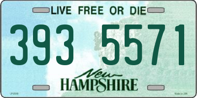 NH license plate 3935571