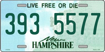 NH license plate 3935577