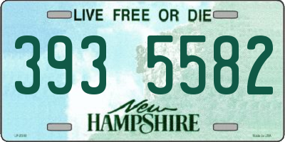 NH license plate 3935582