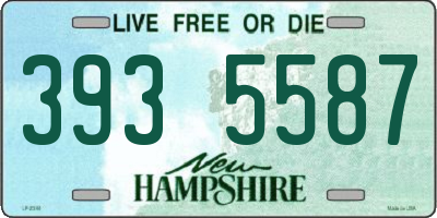 NH license plate 3935587