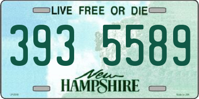 NH license plate 3935589