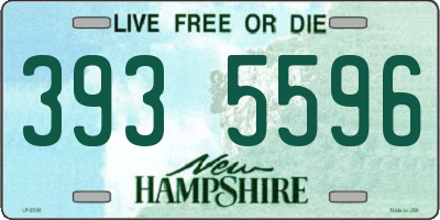 NH license plate 3935596
