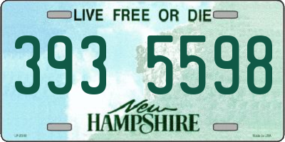 NH license plate 3935598