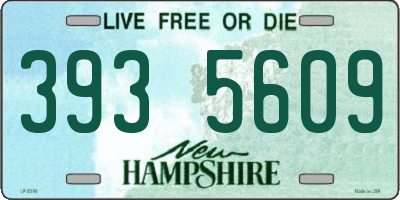 NH license plate 3935609