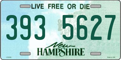 NH license plate 3935627