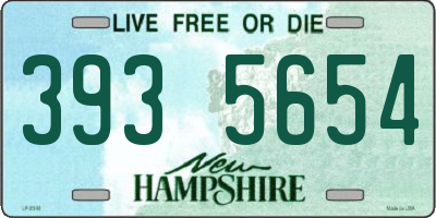 NH license plate 3935654