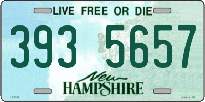 NH license plate 3935657