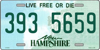 NH license plate 3935659