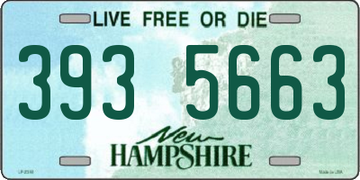 NH license plate 3935663