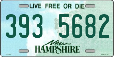 NH license plate 3935682